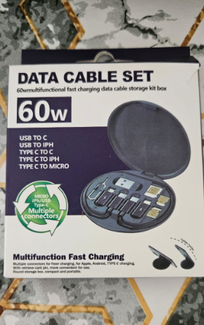 KIT DE CABLES DE DATOS CARGA RAPIDA