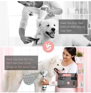 PACK MASCOTA CEPILLO SECADOR + GUANT